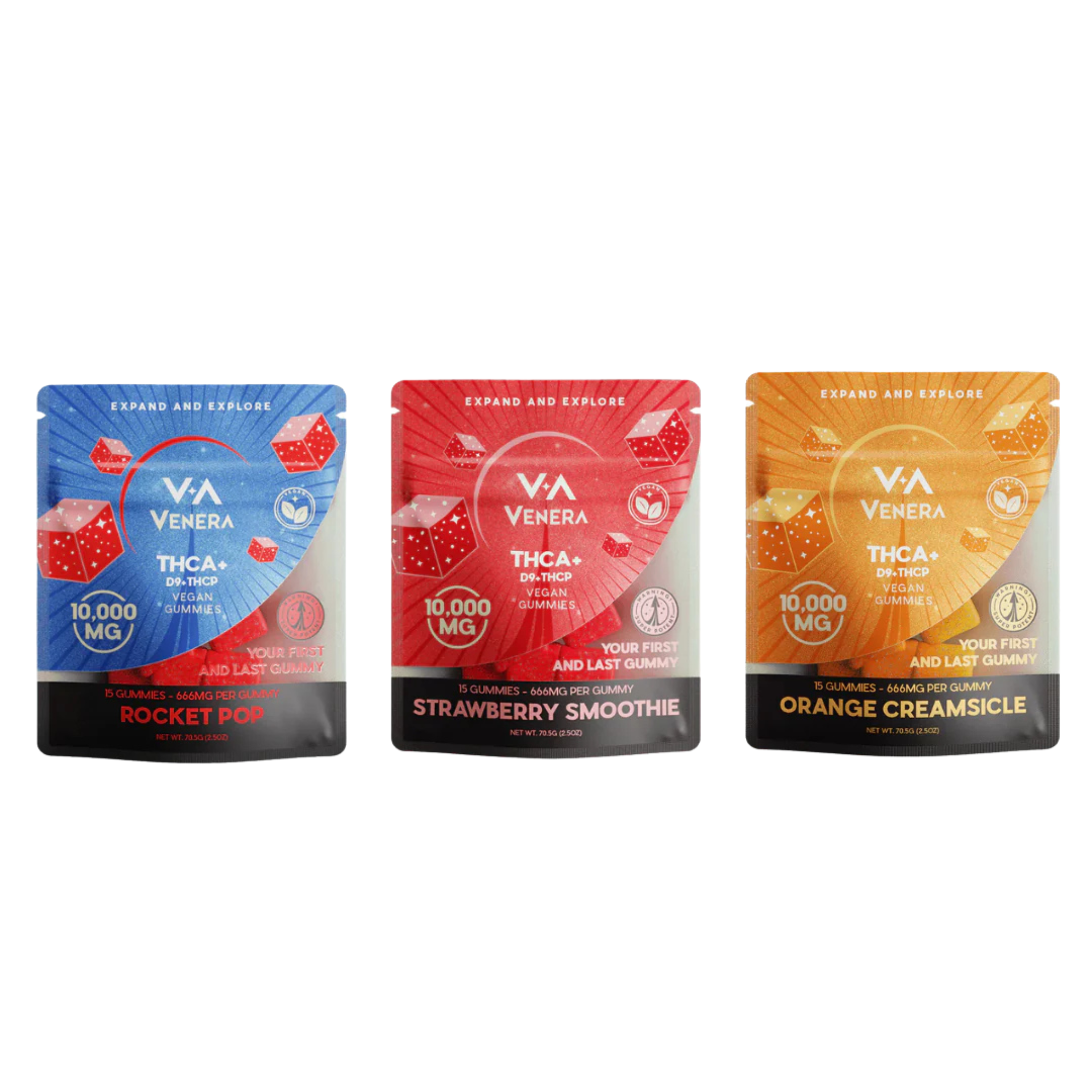 Image of Fruity Trip Sampler – 3 Flavor Gummy Bundle
